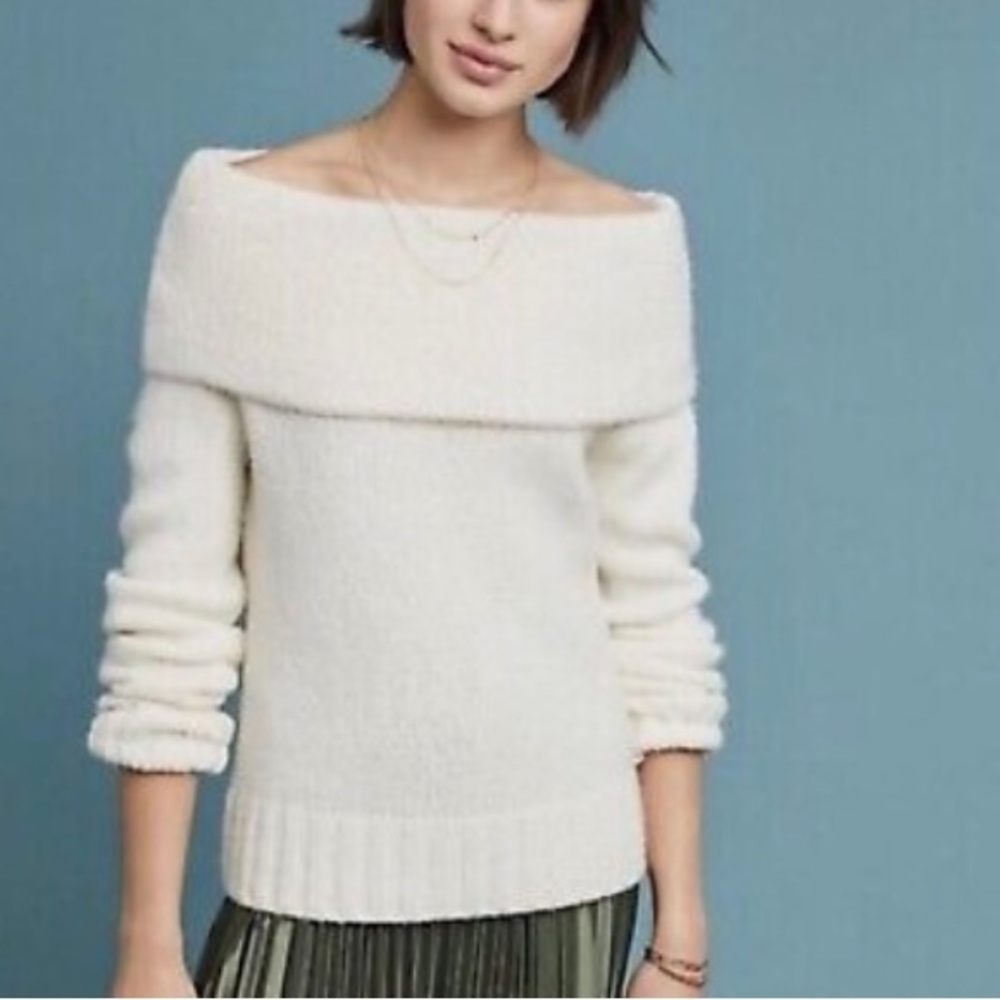 Anthropologie cowl neck sweater